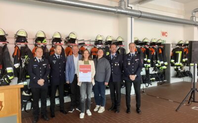 Feuerwehr ehrt Sponsoren